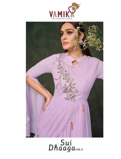 Sui Dhaga Vol 5 By Vamika Designer Partywear Gown Collection